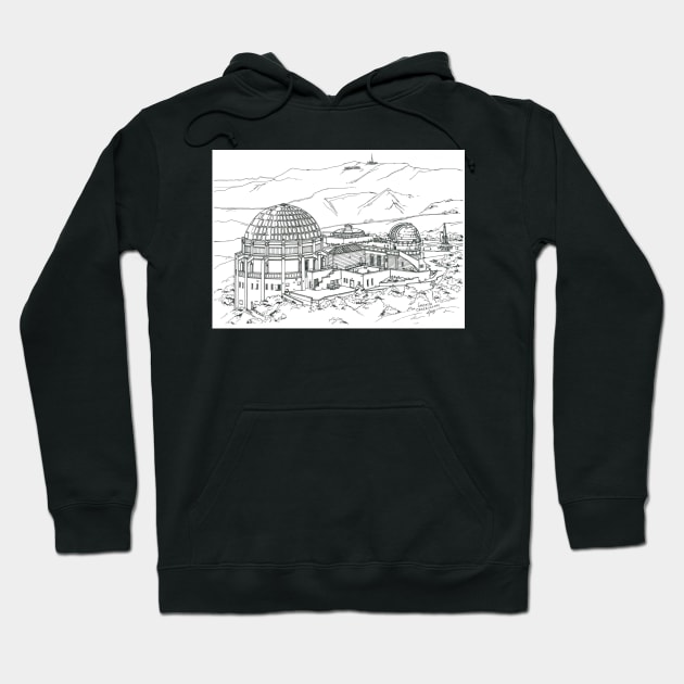 Griffith Observatory Hoodie by valery in the gallery